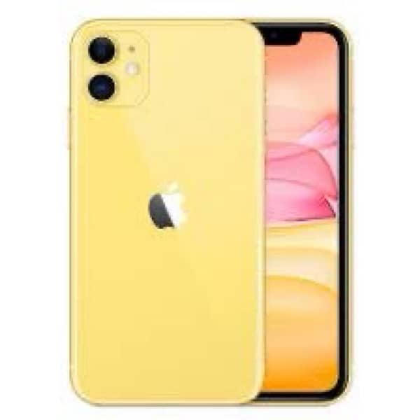 iphone 11 128 gb yellow color factory unlock sim working face fld 0