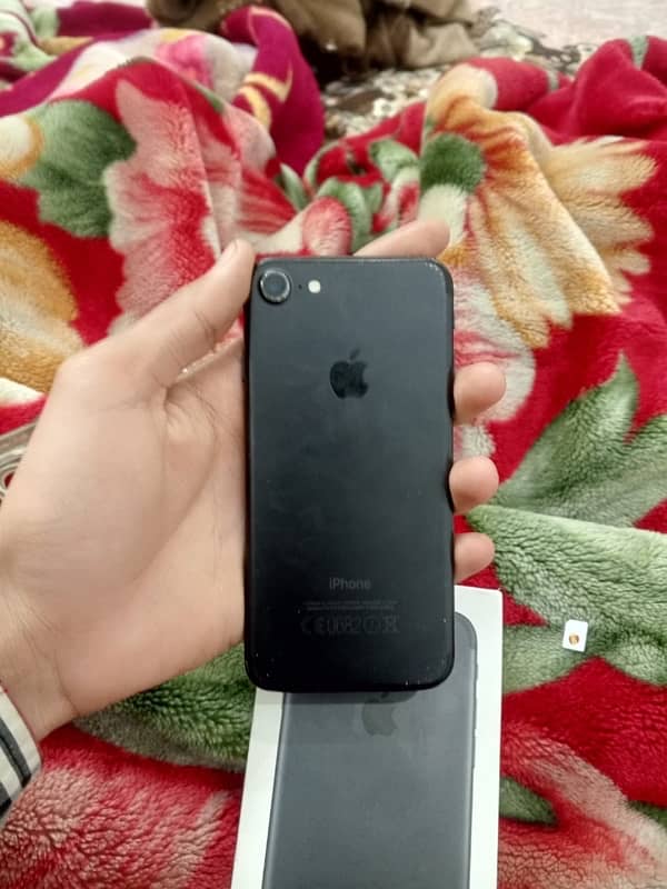 iphone 7 with box battery 100 Change ha All pk 32 GB 1