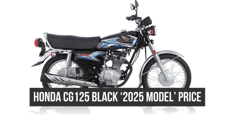 Honda Cg 125 Black. New showroom condition 0