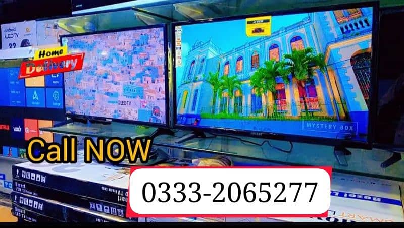 48' 55" 65" 75" Inch Smart Android Wifi Youtube led tv 4k 1