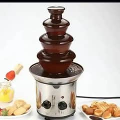 4 layers Electric Chocolate Fountain Chocolate Fondue Melt Machine