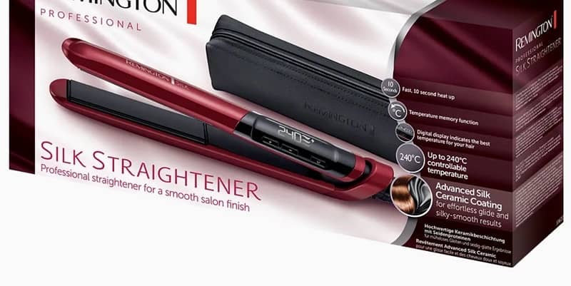 Remington S9600 Ceramic Coated Straightener - Red 0