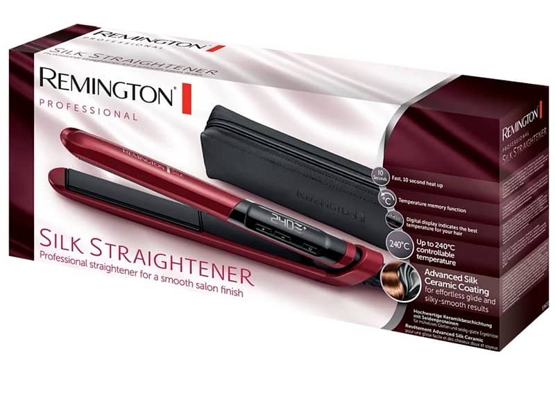 Remington S9600 Ceramic Coated Straightener - Red 5