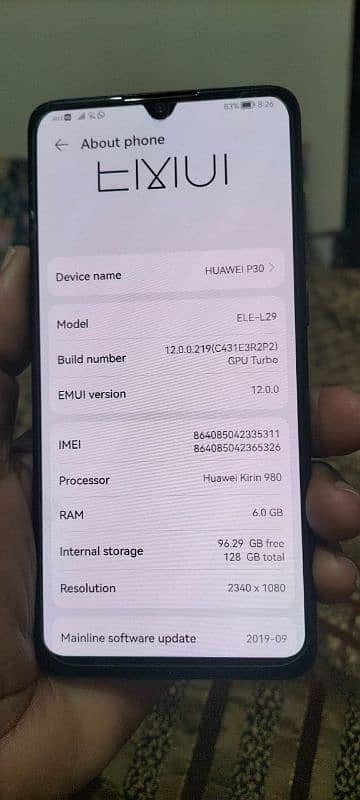 6 gb ram 128gb room all OK h one sim pta pass 4