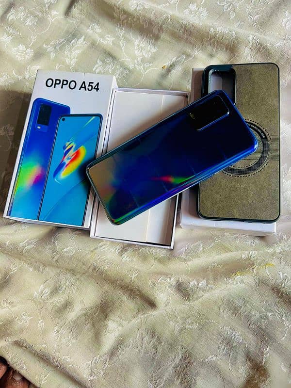 oppo A54 4/128 with box and charger 4