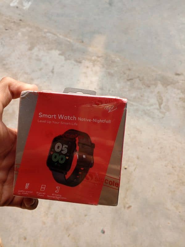 itel Smart Watch Native Nightfall New box packed 3