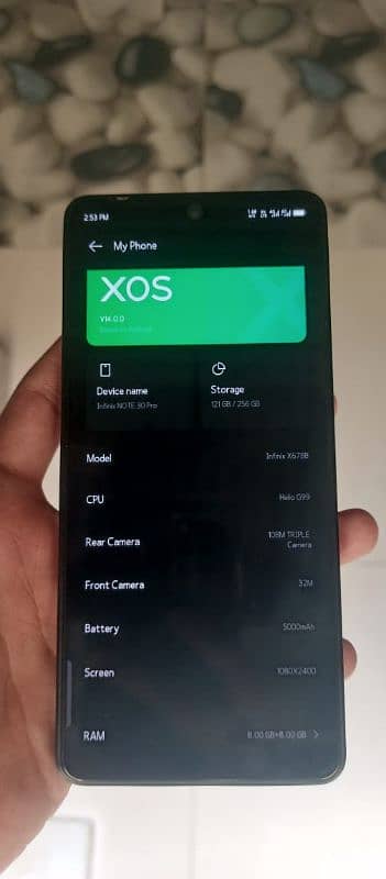 Infinix note 30 pro for sale in good condition 4