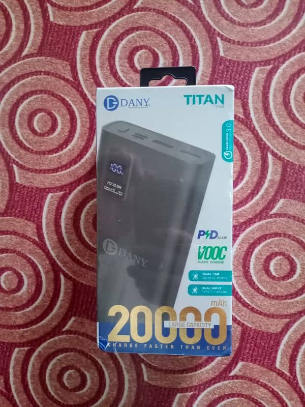 Dany TITAN T-100 Super fast Charging Power Bank 0