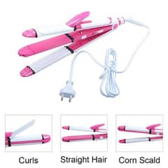 kemei hair straightener 3 in 1