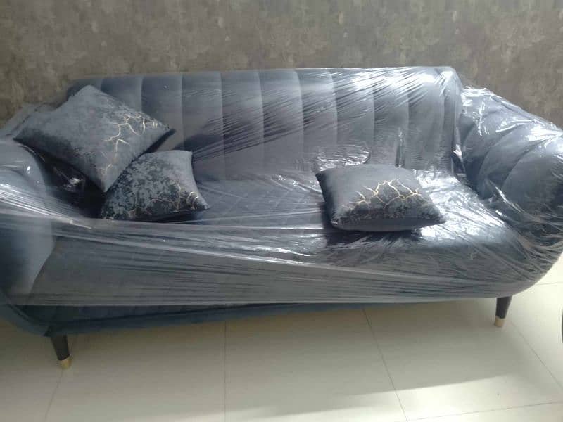 Sofa Set Grey 6 Seater 2