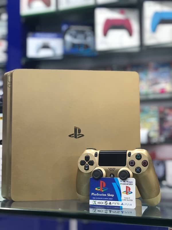 ps4 Slim 500Gb Golden Edition available 0