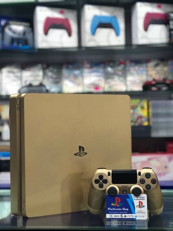 ps4 Slim 500Gb Golden Edition available 1