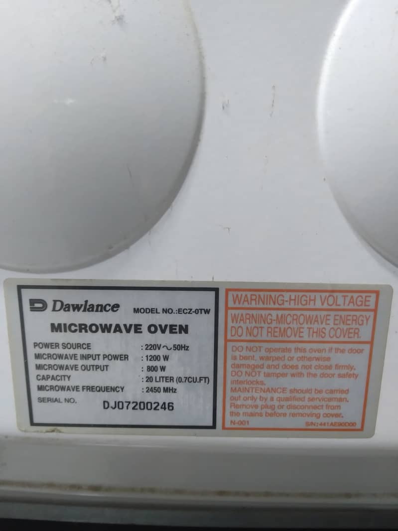 Dawlance Microwave Oven 1