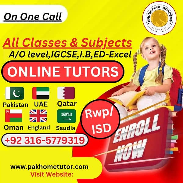 Home Tutor,Online Tutor,Home Tution,O/A level,Kg,Montess,IGCSE,English 0