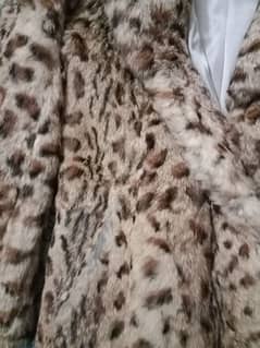 Tiger fur jacket coat for ladies