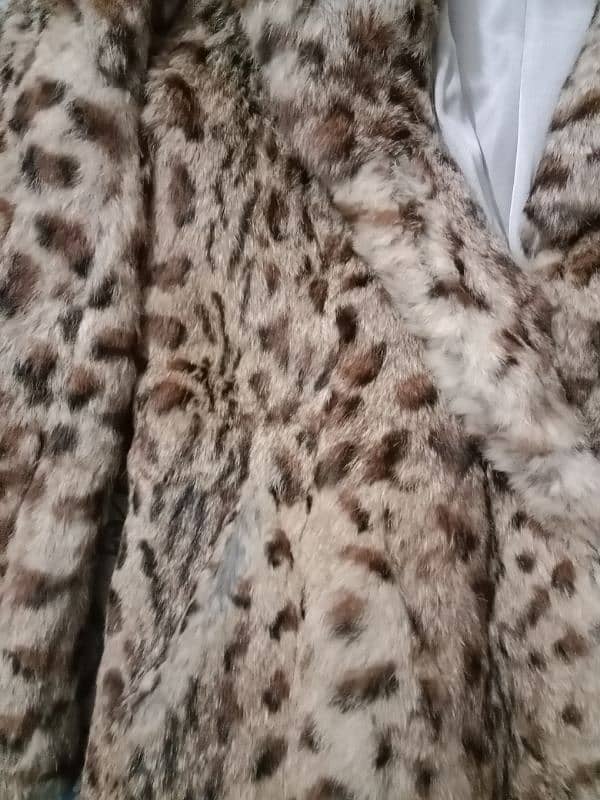 Tiger fur jacket coat for ladies 0