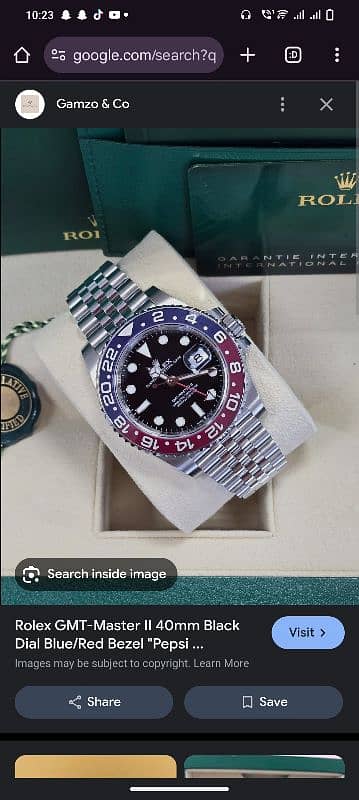 Rolex Watch/Rolex Luxury Watches For Men/Swiss watches/GMT MASTER || 8