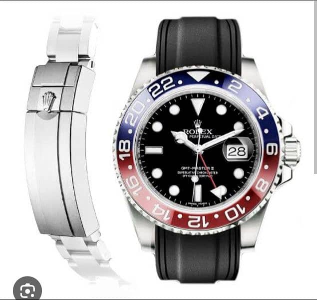 Rolex Gmt Master || Pepsi /Messi Edt/Luxury watches,Men/Original Rolex 9