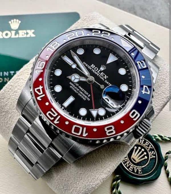 Rolex Gmt Master || Pepsi /Messi Edt/Luxury watches,Men/Original Rolex 16