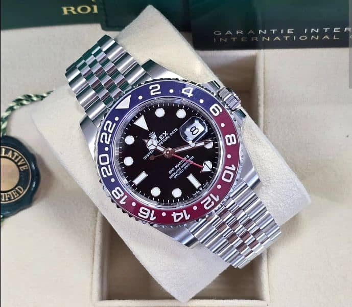 Rolex Gmt Master || Pepsi /Messi Edt/Luxury watches,Men/Original Rolex 19