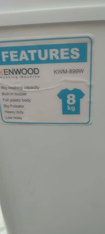 Kenwood washing machine new box pack 2