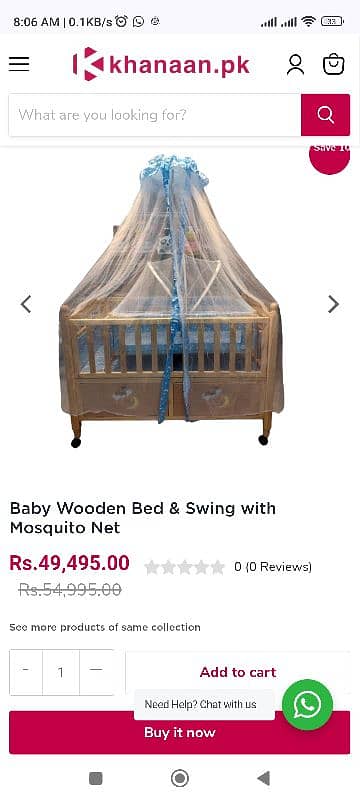 Baby double cot with maximum features 19