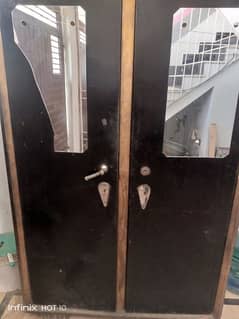 2 door  iron cupboard