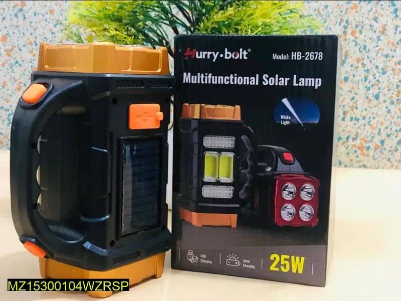 New Rechargeable Solar Emergency Light 0