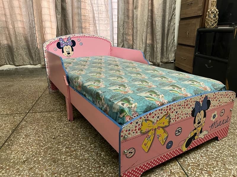 UK imported Kid Bed with imported Mother care Mattress in good shape 0