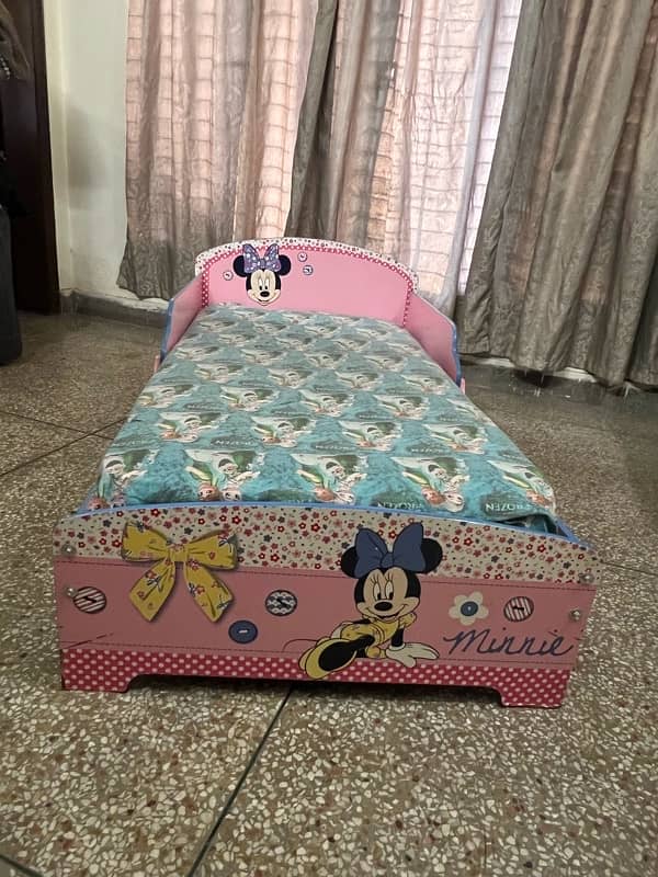 UK imported Kid Bed with imported Mother care Mattress in good shape 1