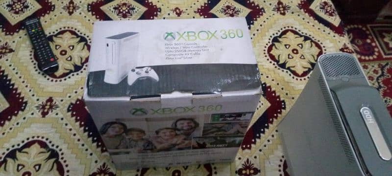 Xbox 360 for sale 512 gb with 2 wireless controller 7