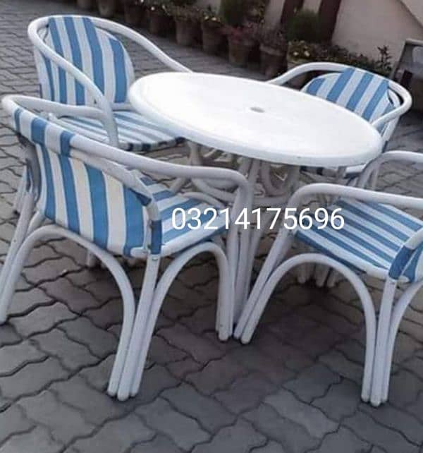 OUTDOOR GARDEN RATTAN UPVC FURNITURE SOFA SET CHAIRS TABLE UMBRELLA 10