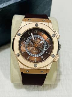 Round Analog Hublot Watches Chrono Working Best Watch For Men And Kids