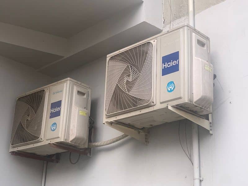 Haier 1.5 ton DC inverter heat and cool 1