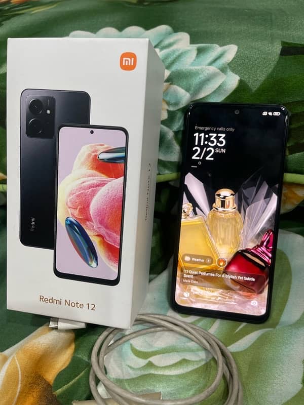 Redmi Note 12 (8x128) for Sale in 9.5/10 Condition just Like Box Pack 5