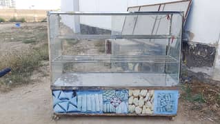 sweets and samosa counter