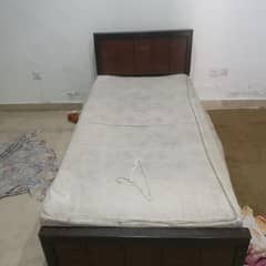 wooden bed