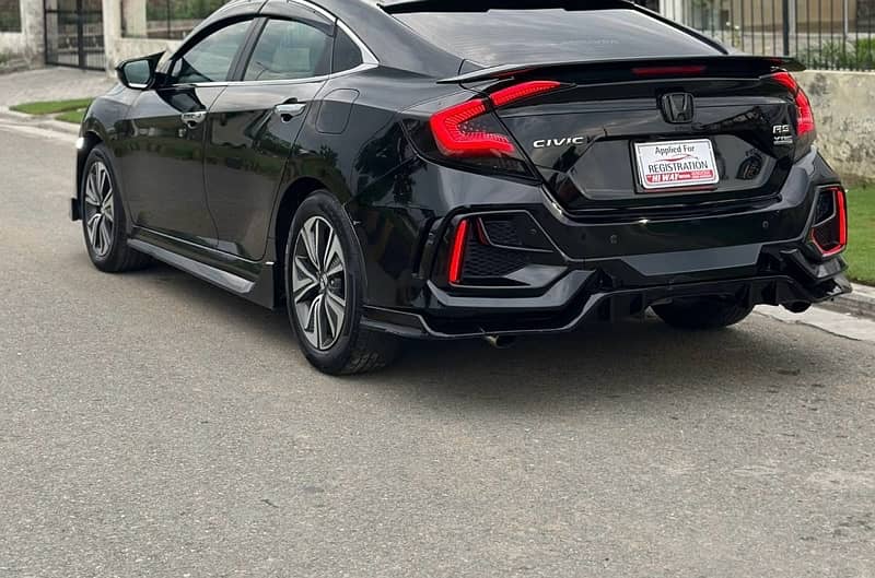 Honda civic x back bumper 1