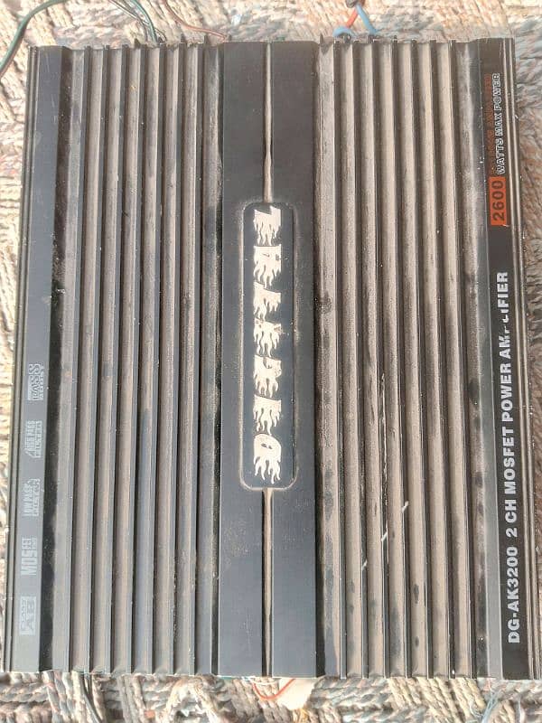 2 ch power amplifier 2600 watt 0