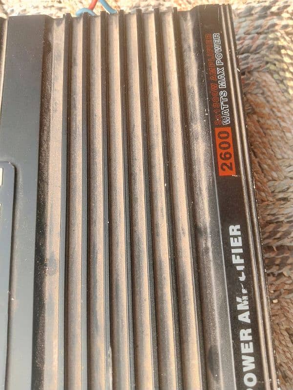 2 ch power amplifier 2600 watt 1