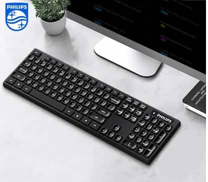 Original Philips Wireless Rechargeable Keyboard + Mouse 3