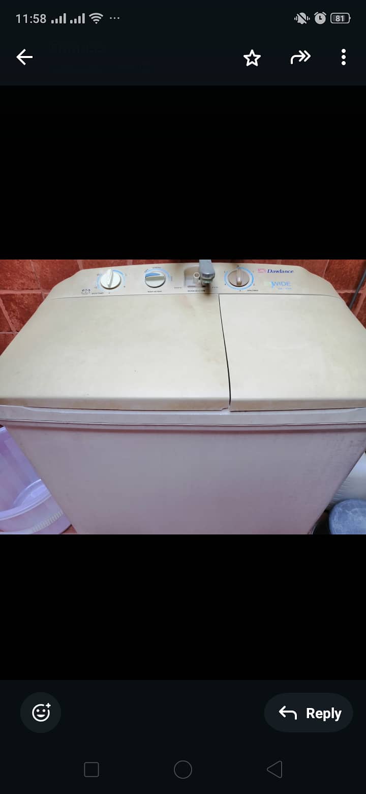 Twin tub dawlance for sale 3