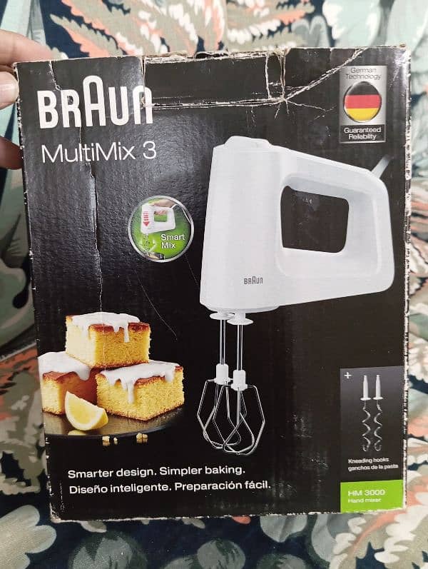 Braun Multimix 3 hand mixer HM 3000 WH 8