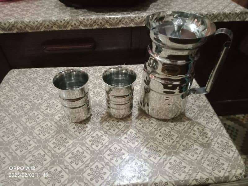 water set with 1 jug and 6 glass 0