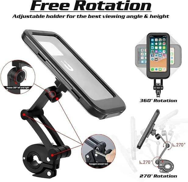 Waterproof  Mobile Phone Holder - 1 pcs 3