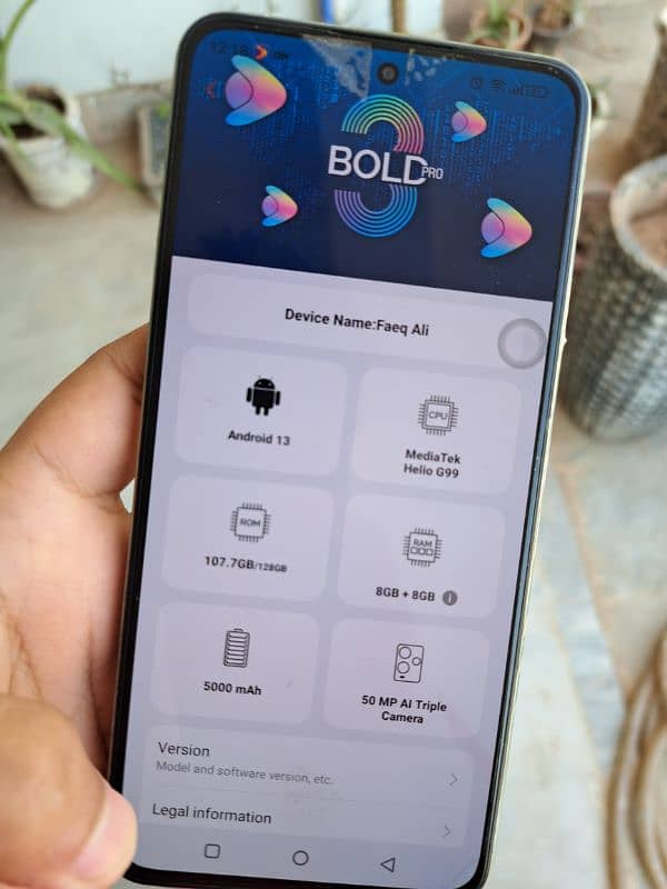 dcode bold 3 pro 8/128gb 12