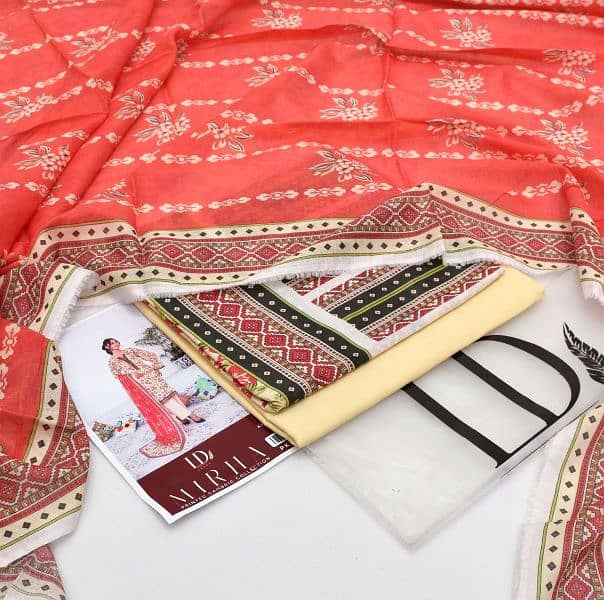 3 Pc Suits / Lawn Suits  / Women Fabrics / Summer Collection 11