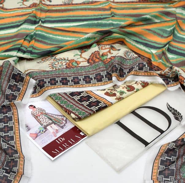 3 Pc Suits / Lawn Suits  / Women Fabrics / Summer Collection 15