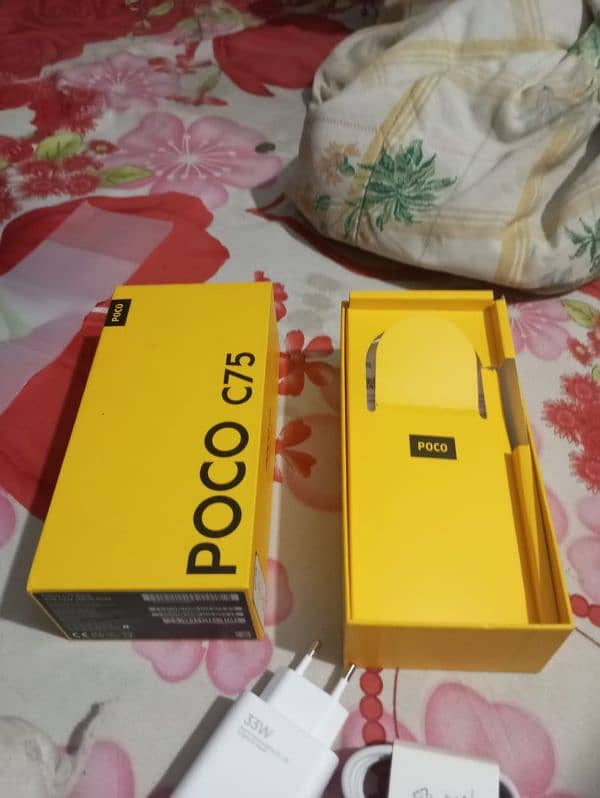 poco c75 8gb 256gb complete Saman 3