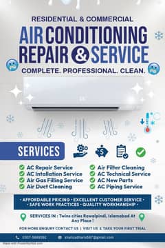 AIR CONDITIONER AND REFRIGERATION REPARING SERVICES